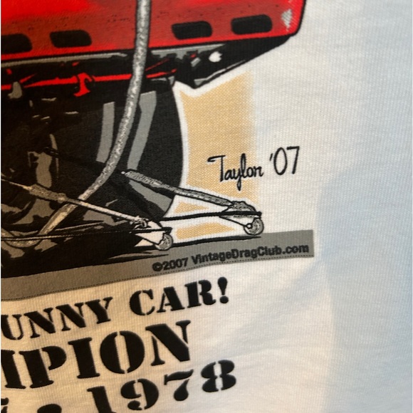 2007 “don the snake, Prudhomme drag racing tribute T-shirt dead stock! 🤳🏁🔥 - Picture 7 of 14